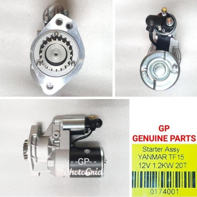 Dinamo Starter Yanmar Tf105 Tf155 R Tf-15 Tf150 Tf190 Tf55 Qtb 12V 20T 0174001