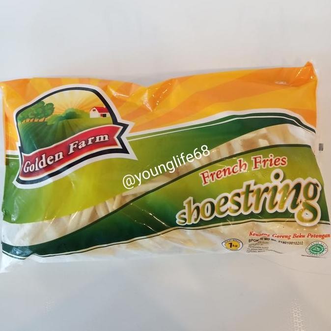 

Kentang Shoestring Golden Farm 1Kg Terlaris