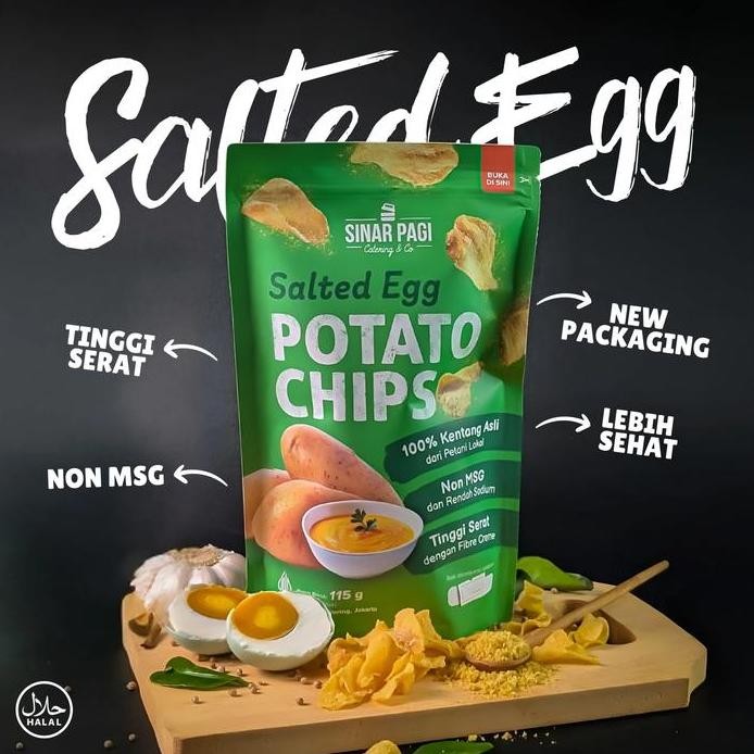 

Keripik Kentang Telur Asin ( Healthy Salted Egg Potato Chips ) Terlaris