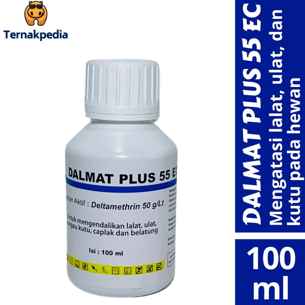 Dalmat Plus 55 EC - Dalmat 100ml - Obat Kutu - Anjing - Kucing - Obat Kutu Mandi MURAH