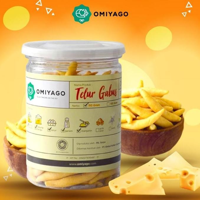 

Kue Telur Gabus Keju Renyah by Omiyago Camilan Tradisional Enak Stok Terbatas