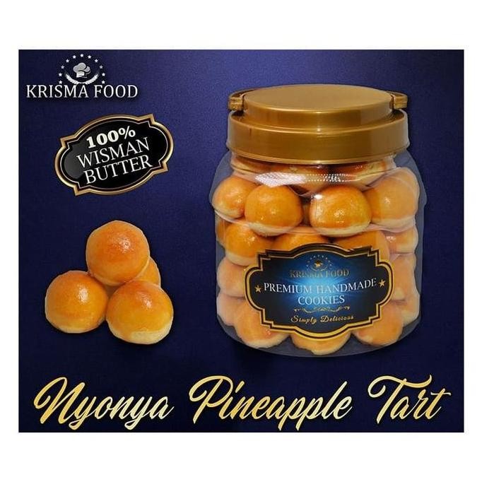 

Nastar Nyonya Premium Krisma Food Kue Kering Isi Nanas Lumer Stok Terbatas