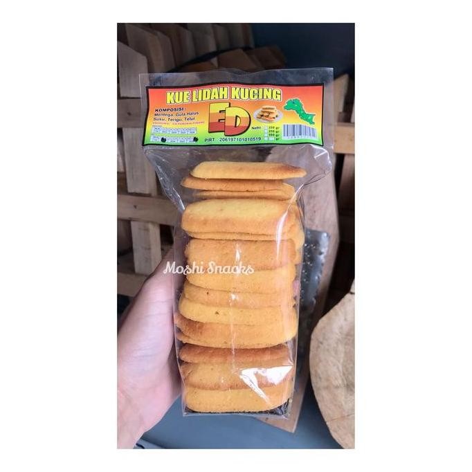 

Cookies Lidah Kucing Khas Bangka Kue Kering Renyah Stok Terbatas