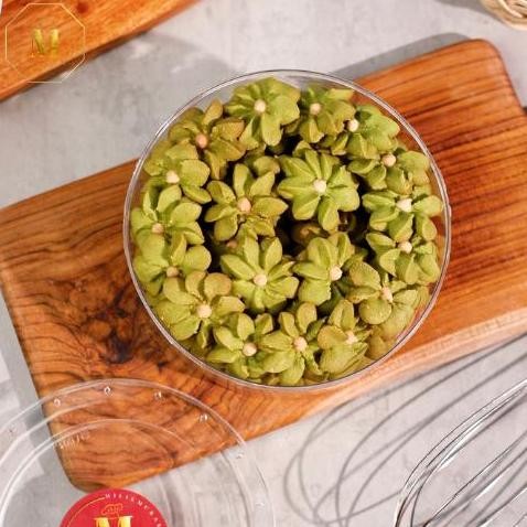 

Kue Semprit Greentea Homemade Premium | Kukis Semprit Rasa Teh Hijau Stok Terbatas