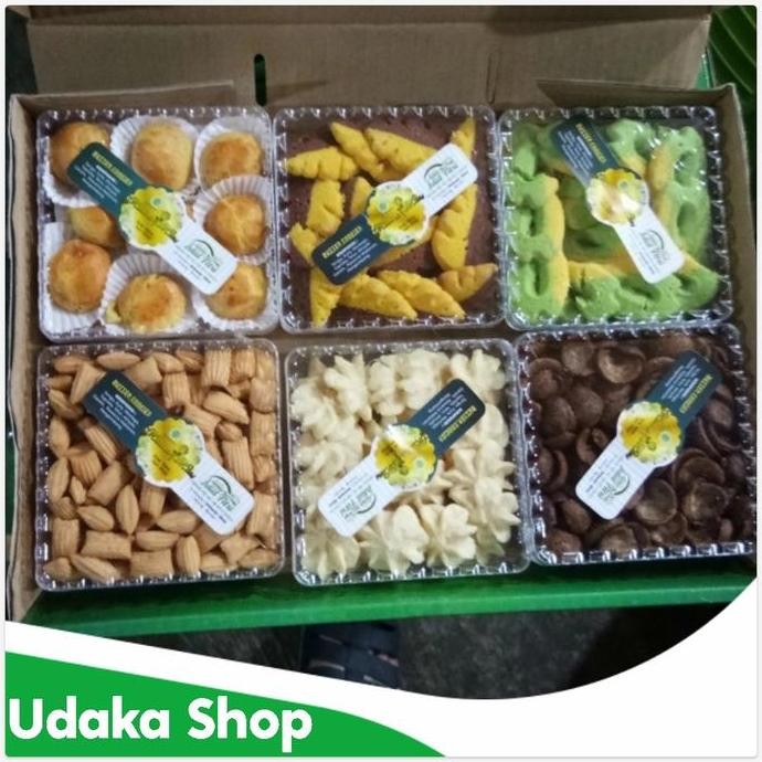 

Paket Kue Kering Lebaran 6 Toples Premium - Hampers Parcel Idul Fitri Stok Terbatas