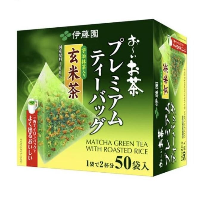 

Ito En Matcha Green Tea With Roasted Rice Original Japan (50 Teabags) Pasti Promo