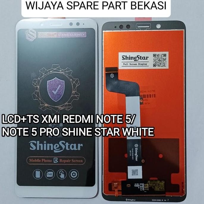 LCD+TOUCHSCREEN XIAOMI REDMI NOTE 5/NOTE 5 PRO SHINE STAR WHITE MURAH