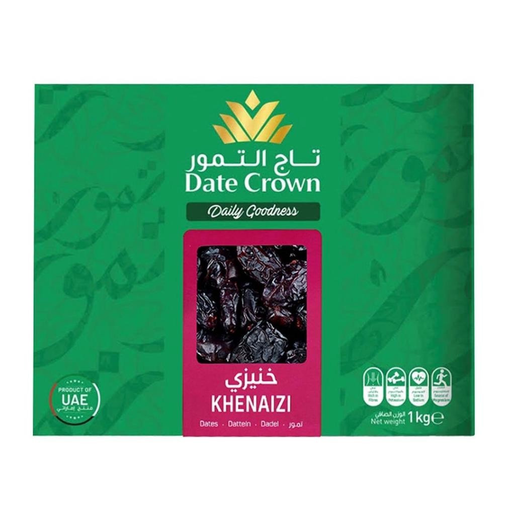 

Kekinian Date Crown Kurma Khenaizi (1kg) dari UAE in Box ,,