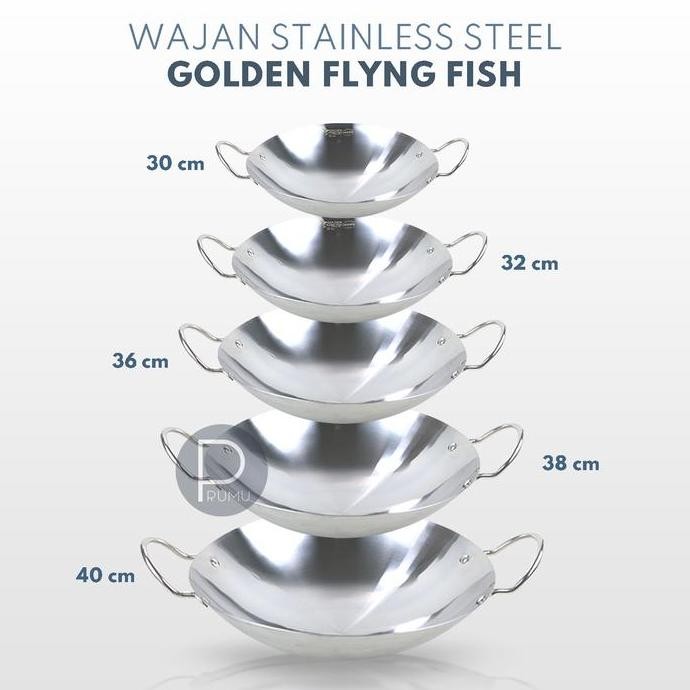 NC Wajan Stainless Steel - Wajan Harden - Kuali - Wajan Anti Lengket