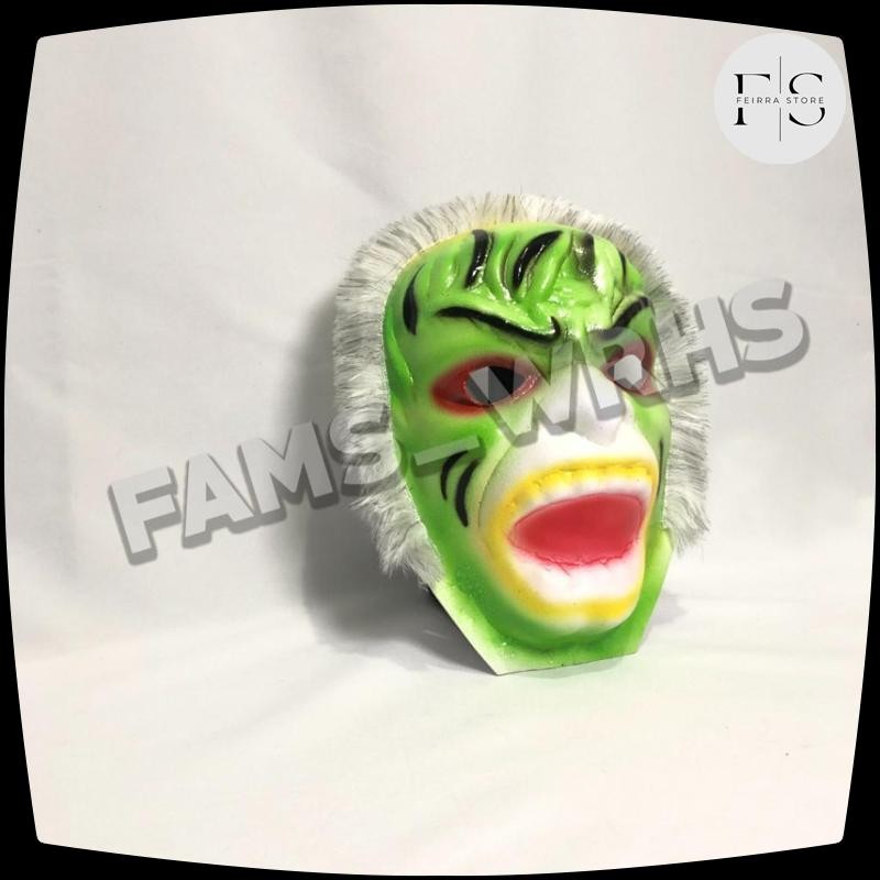 Bagus - Topeng Hanoman Hijau Spons Topeng Hulk Topeng Anoman Topeng Anak Yr-43