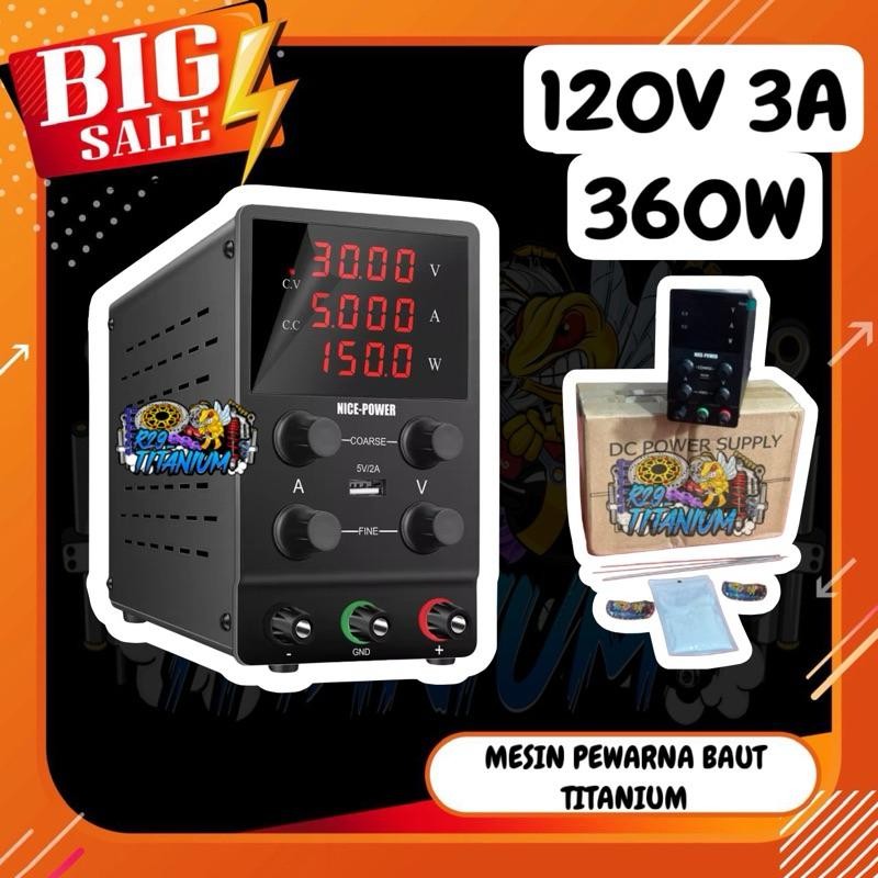 TP MESIN PEWARNA BAUT TITANIUM/EMBLEM TITANIUM / Mesin Anodize titanium