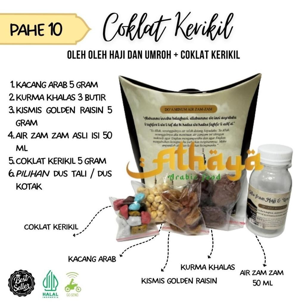 

Paket Oleh Oleh Haji Dan Umroh Isi 50 Pcs + Coklat Kerikil