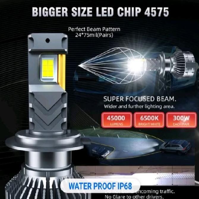 Lampu Led Super Terang Surow Srw85X H4 H11 H16 H7 H8 H1 Hb3 Hb4 Hir2 Co