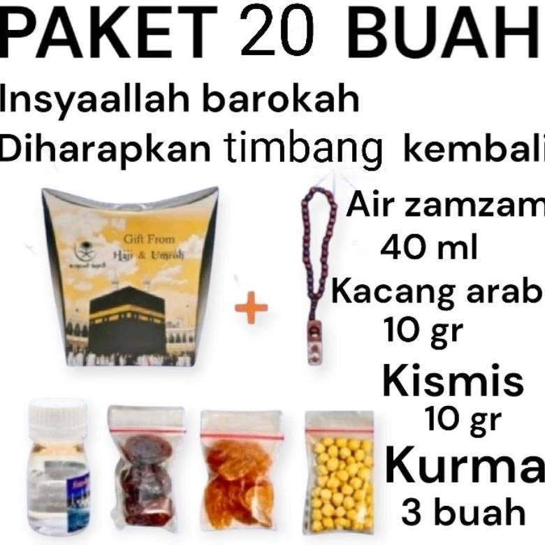 

Oleh Oleh Haji Dan Umroh Grosir 20 Buah