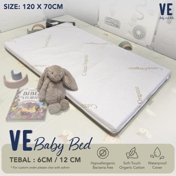 Ve Baby - Termurah Kasur Box Bayi Latex / Baby Bed Latex Ukuran 120 X 70 X 12 Cm