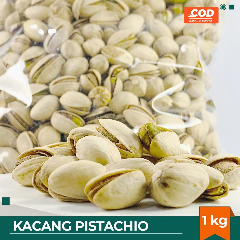 

Kacang Arab Pistachio Fustuk Roasted Oleh Oleh Haji Umroh 1Kg