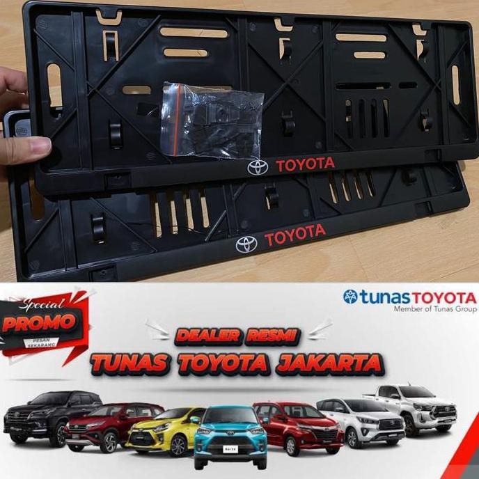 Dudukan Plat Nomor Mobil Toyota Premium