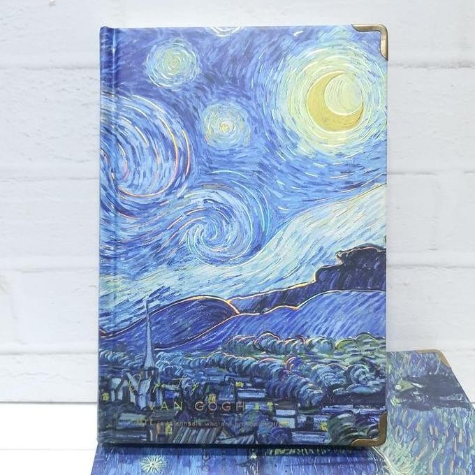

Van Gog Hardcover Notebook | Buku A5 Isi Dalam Campur | Planner Journal Notebbook