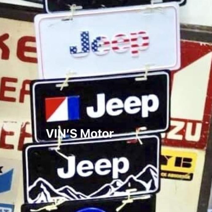 Plat Nomor Aksesoris Jeep Wrangler Harga Spesial!