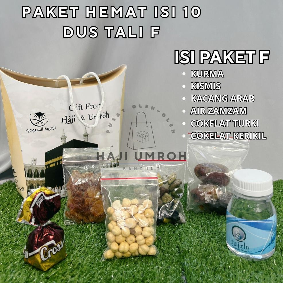 

Paket Hemat F 10Pcs Oleh Oleh Haji Dan Umroh Dus Tali Tenteng Air Zamzam