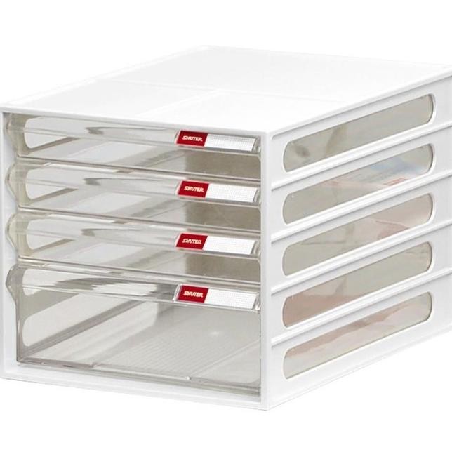 

Rak Dd1131213 Shuter Desk File Organizer White
