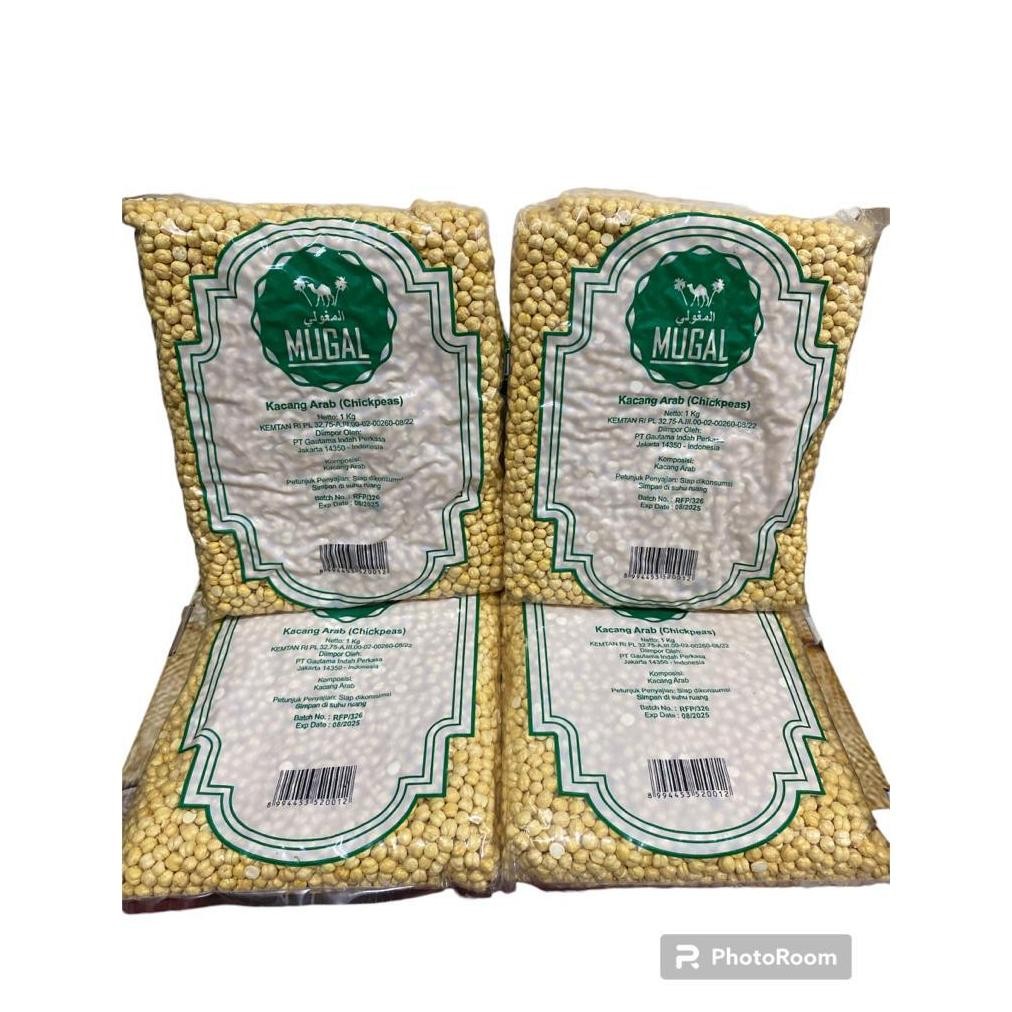 

Kacang Arab Almadina 1Kg / Kacang Keju / Kabuli Oleh Oleh Haji / Umroh Original