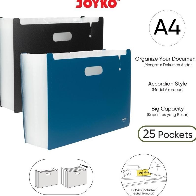 

Expanding File Map Organizer Joyko Ef7A4 25 Poets Expanding File Joyko Ef 7A4 Map A4 Warna 25 Kantong
