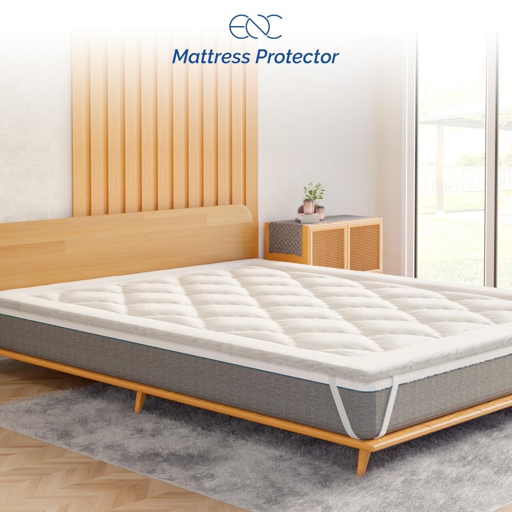 Matras Protector silikon TEBAL 120x200 / 160x200 / 180x200 Pelindung Kasur Hotel Topper Protektor