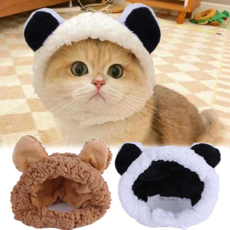 Topi Beruang Untuk Hewan Peliharaan Cocok Untuk Kucing Anjing Aksesoris Hewan Topi Beruang/Topi Beru