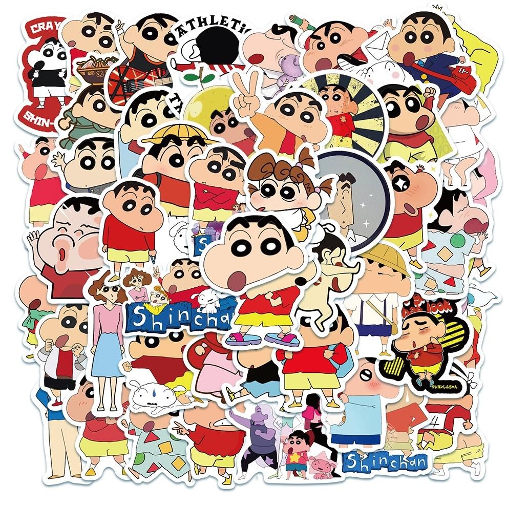 

Stiker Set Stiker Paket Karakter kartun Stiker krayon shin-chan Anti Air Stikers Berperekat Waterproof sticker decal buat Motor Helm Buku Journal Koper Casing HP Laptop Botol Minum CX-26