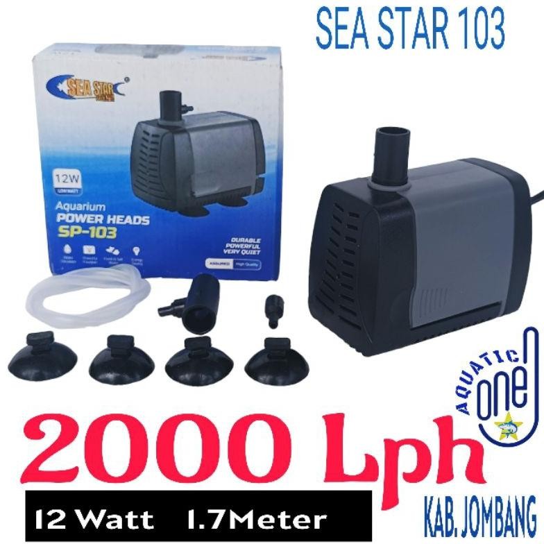 S-STAR SP-103   : mesin pompa 103 kapasitas 2000 LPH liter per jam mesin pompa celup kolam aquarium 