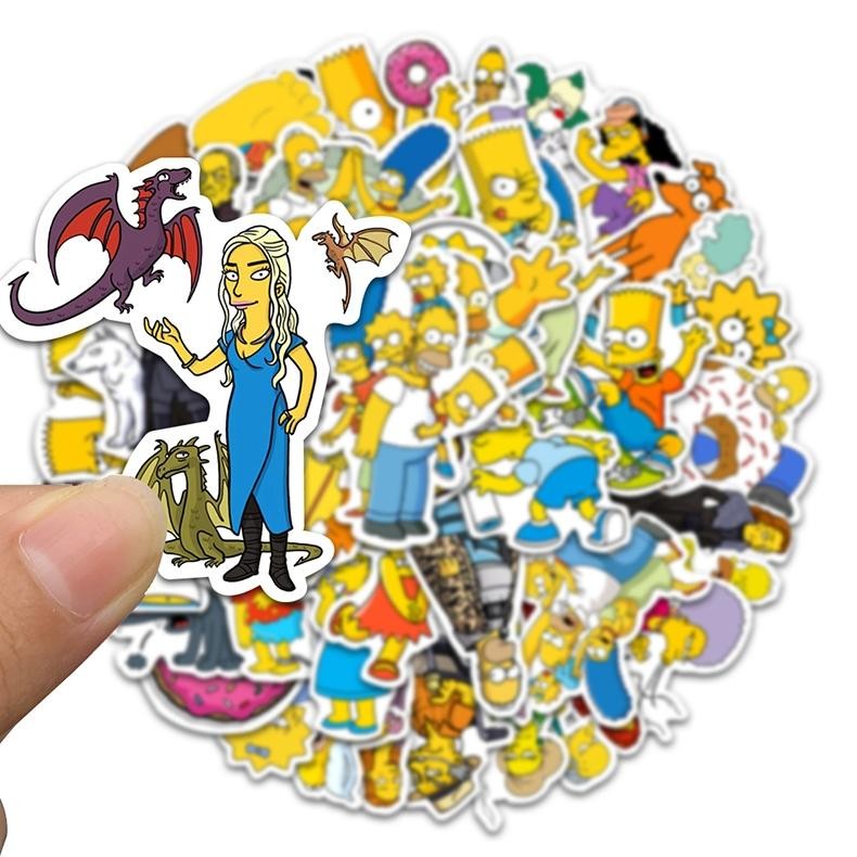 

Stiker Set Stiker Paket Kartun Stiker The Simpsons Stiker Anti Air Stikers Berperekat Waterproof sticker decal buat Motor Helm Buku Journal Koper Casing HP Laptop Botol Minum JK-83