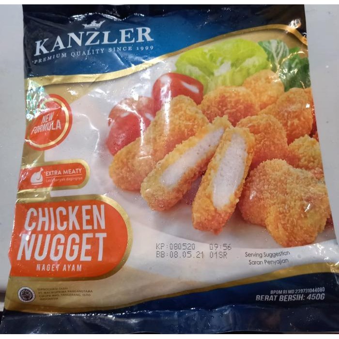 

Ff Kanzler Chicken Nugget / Naget Ayam 450 Gram