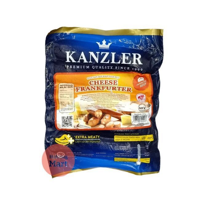 

Ff Kanzler Sosis Keju Cheese Frankfurter Sausage 360Gr