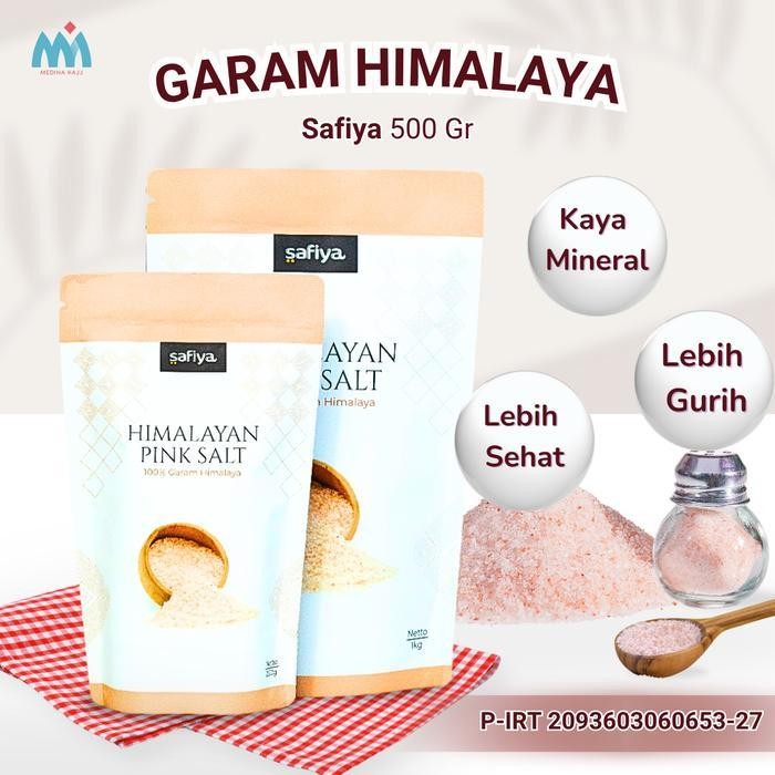 

Rps Garam Himalaya Safiya 500 Gr Pink Salt Himalayan Garam Himalaya Penyedap Rasa