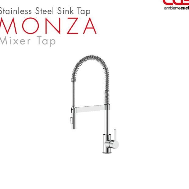 Keran Air Dapur Kran Cuci Piring Cgs Monza Pull Down Mixer Taps Tipe Semi Professional Keran Panas D