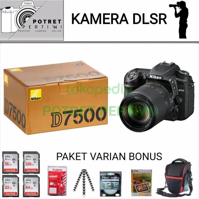 Promo NIKON D7500 KIT 18-140MM / NIKON D7500 BODY ONLY / NIKON D7500 KIT COD
