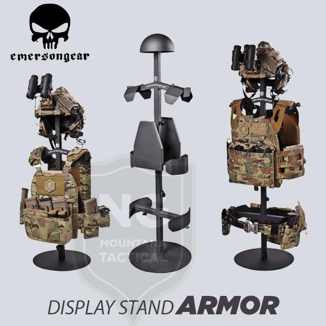 Emerson Gear Tactical Vest Helmet Display Stand Full Body Armor gs