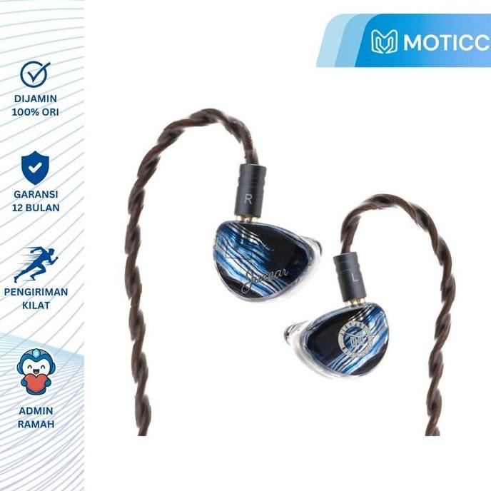 Tersedia JUZEAR Clear 10mm LCP 1DD Dynamic HiFi In Ear Earphone DJ Monitor