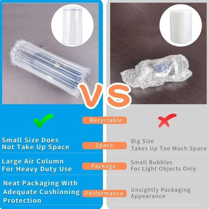 

50M Air Bubble Roll 25/35Cm Poly Air Bubble Bag Anti Pecah Air Bag