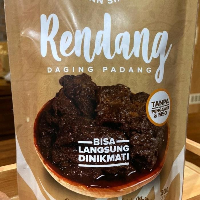 

Rps [Pamasak Rantau]Rendang Daging Sapi Siap Saji 500Gram Food Makanan Frozen