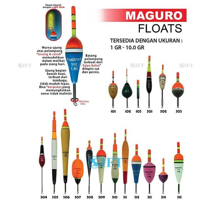 Pelampung MAGURO 101 FLOAT | Pancing