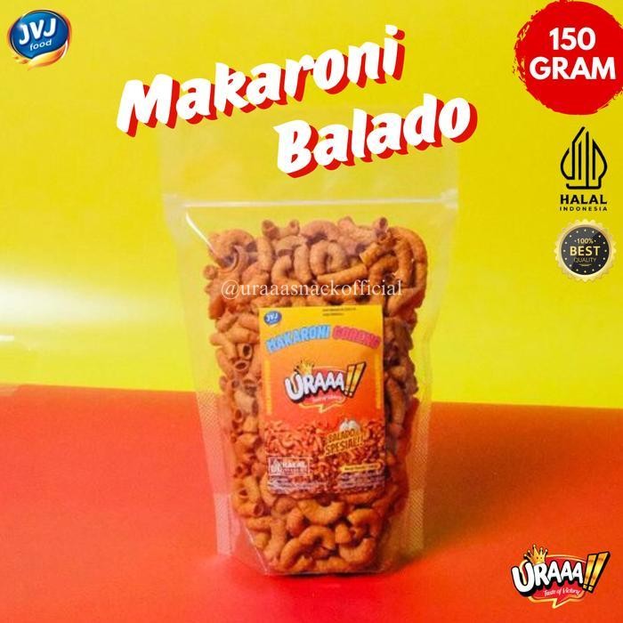 

FF MAKARONI BALADO URAAA!! PEDAS GURIH RASA BALADO SPESIAL Cemilan Food Camilan Goreng