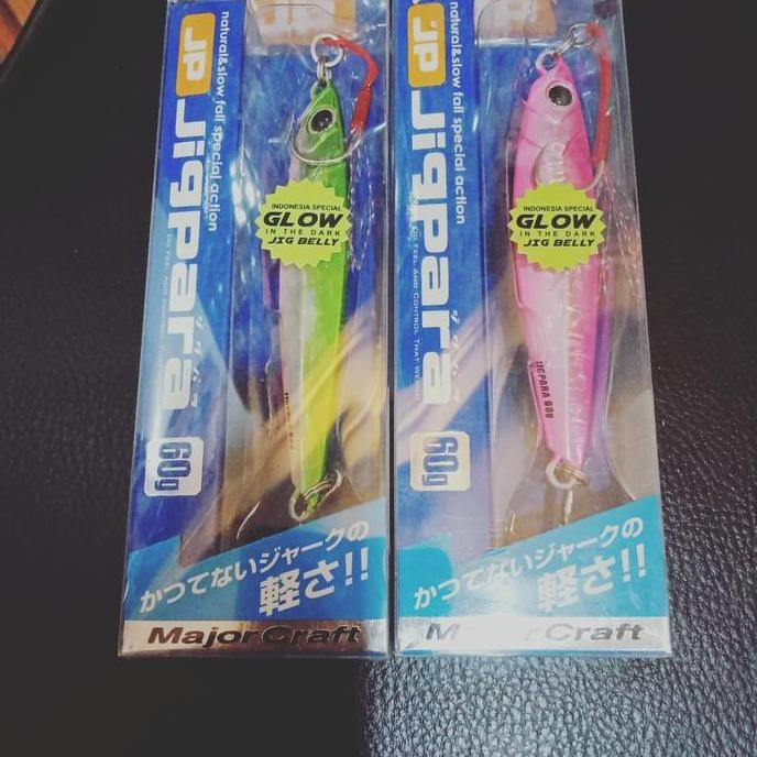 umpan jig major craft jigpara 40gr dan 60gr