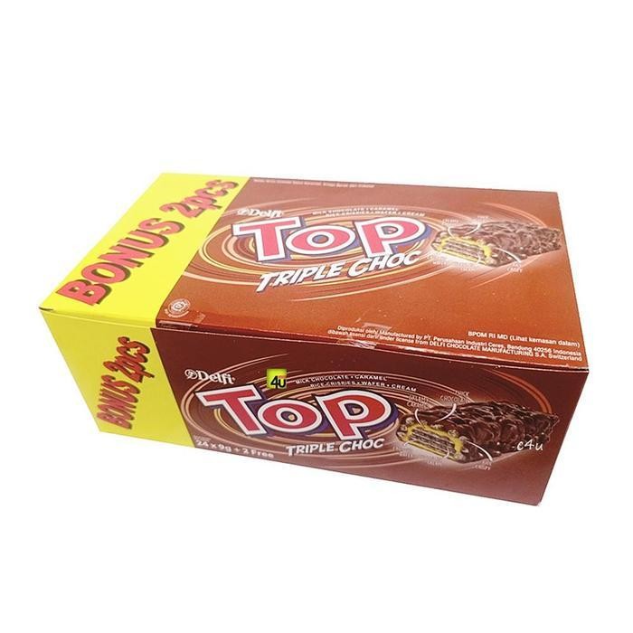 

FF Delfi Triple Choc Wafer Top 9 gr 1pak- Coklat Top - Sembako Jogja