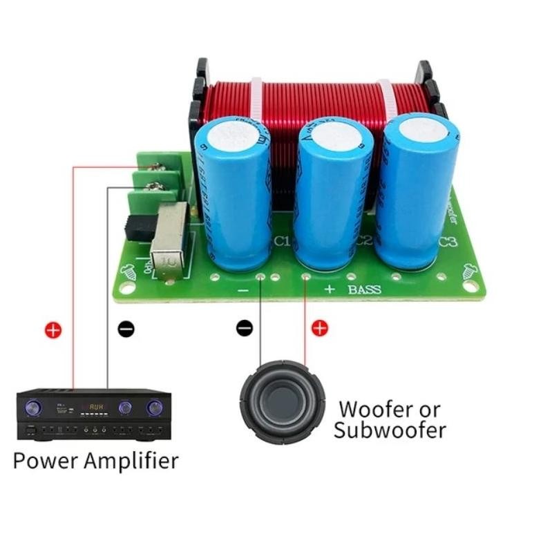Crossover Pasif Subwoofer Bass 1 Way Weah-85