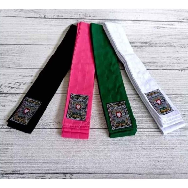 DF296>> Sabuk Siswa PSHT-Sabuk Pencak Silat-Sabuk Siswa PSHT Kain Drill-Sabuk Siswa PSHT Logo