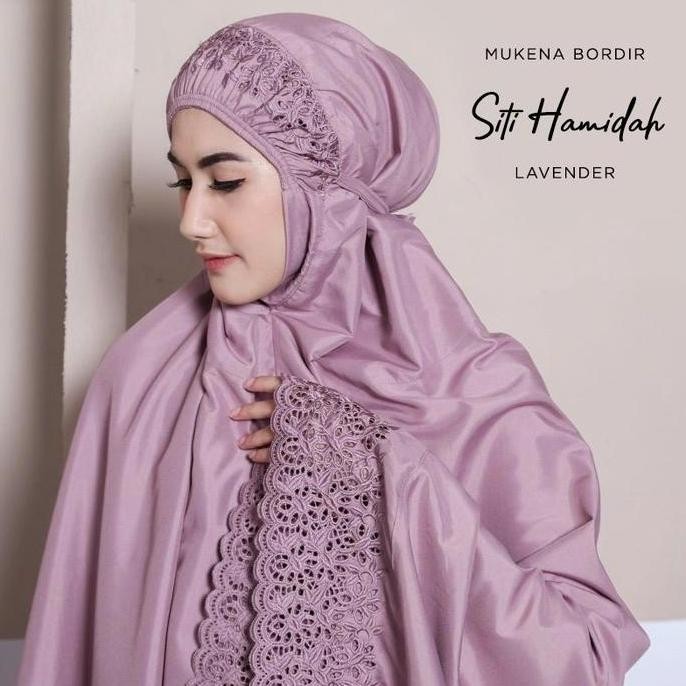 Mukena dewasa Bordir Siti Hamidah Free Tas