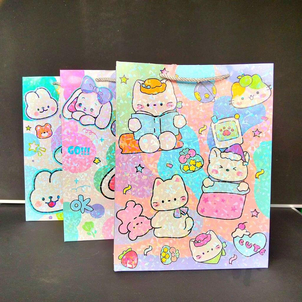 

Paper Bag Samudra F4 Hologram Motif Fancy ( Pak ) [ Original ]