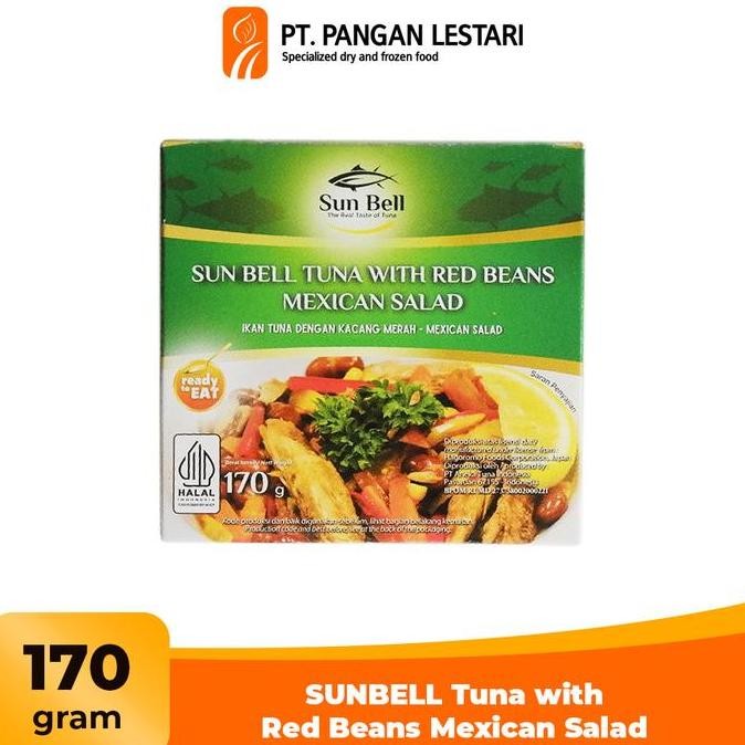 

READY SUN BELL TUNA WITH RED BEANS MEXICAN SALAD 170G - TUNA KALENG SALAD MEKSIKO